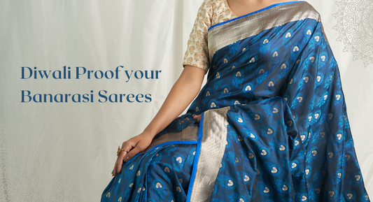 Crafted with Care- Have Diwali diyas stained your Benarasi sarees?