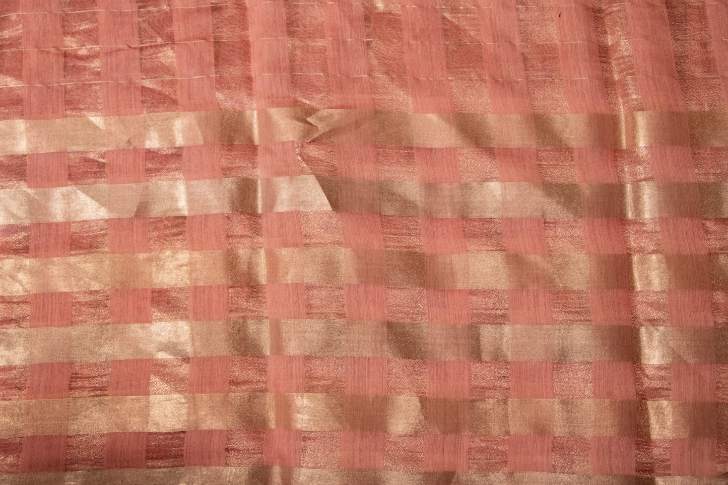 Light Pink Pure Munga Saree 4