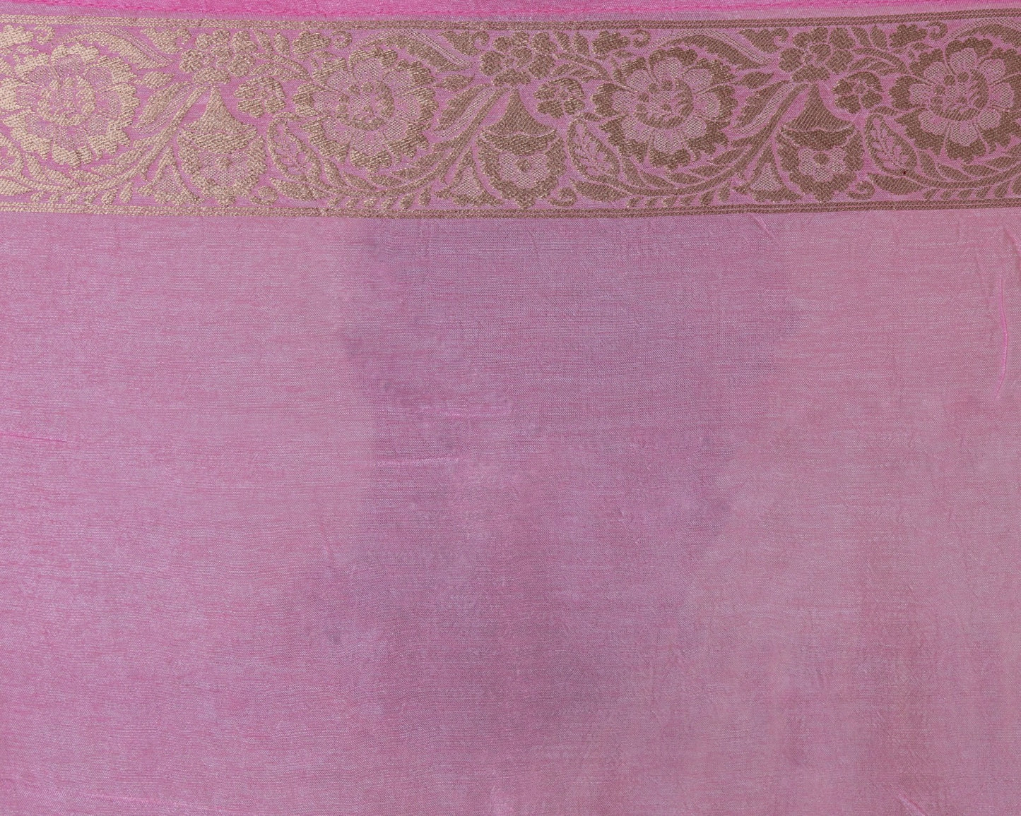 Pink Russian Silk Saree