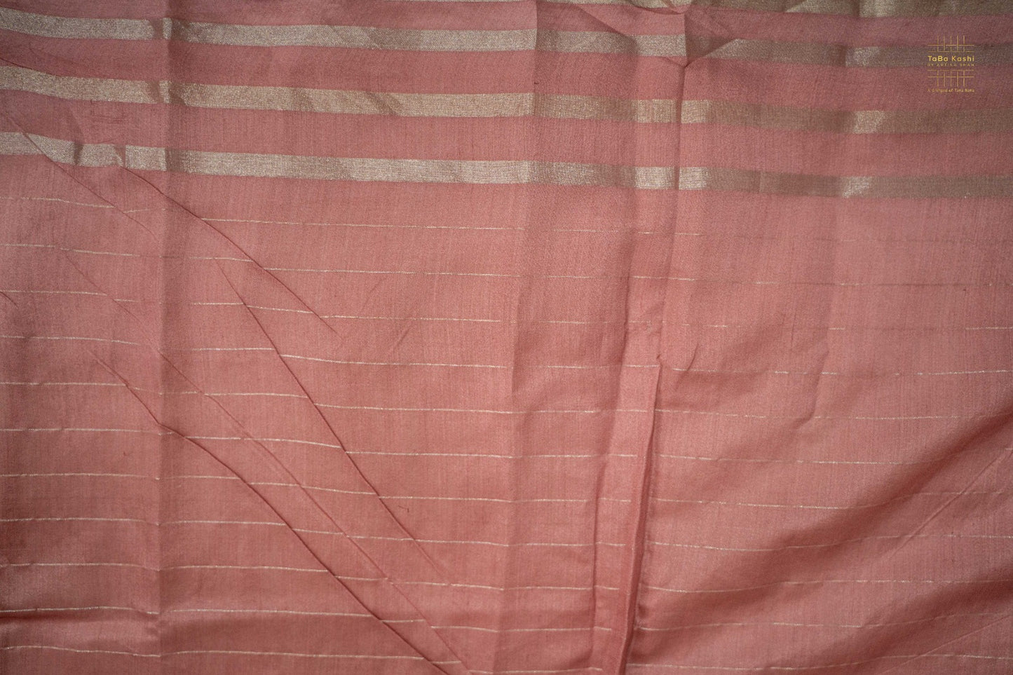 Pure Munga Saree with Rangkat dye and Zari stripes
