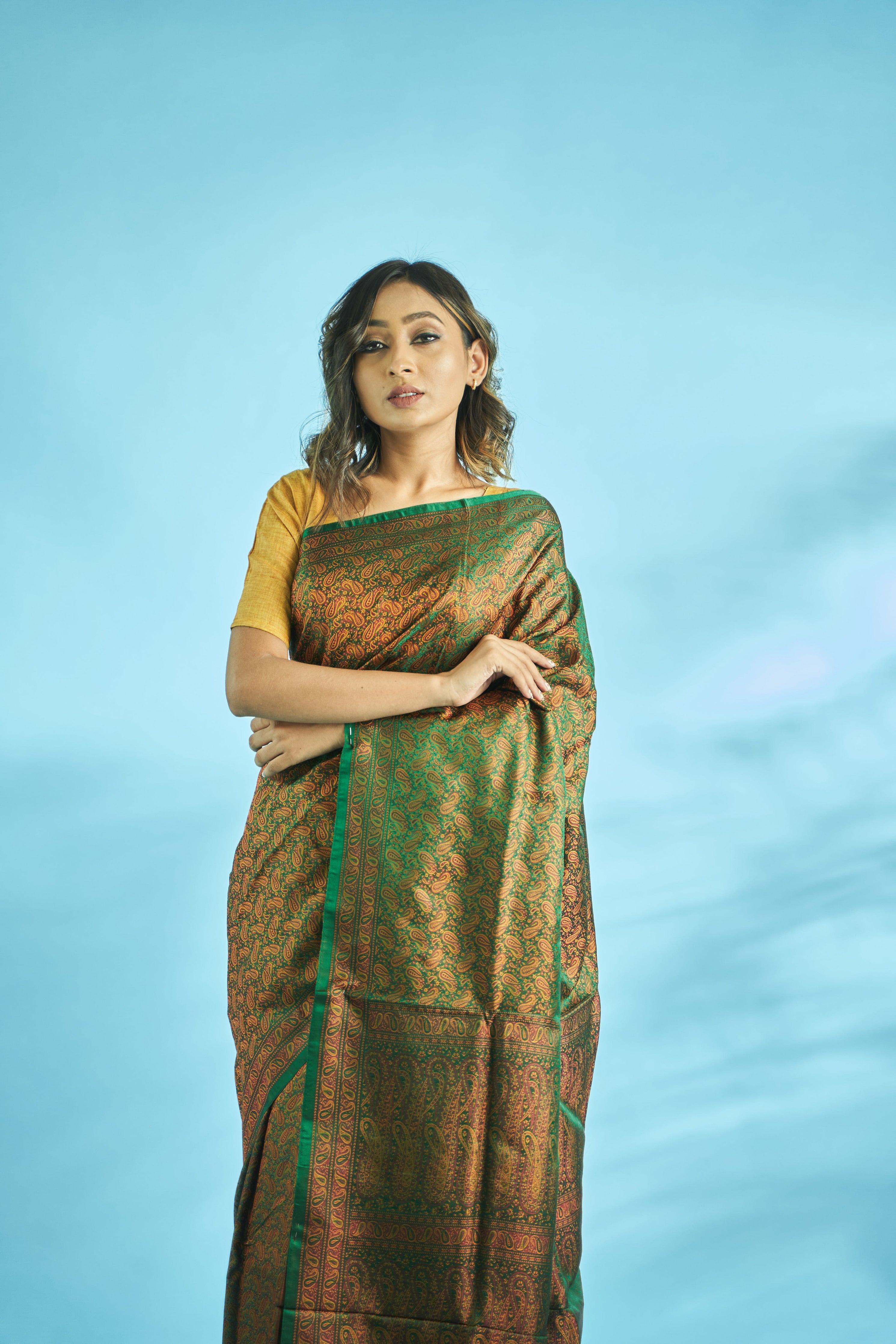 Navy Blue Banarasi Woven Jamawar Silk Saree - VJV Now - India | Silk sarees,  Saree, Silk