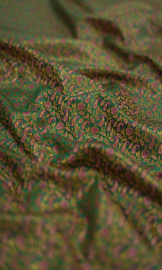 FABRIC: BANARASI SATIN DOHRI  RESHAM BROCADE