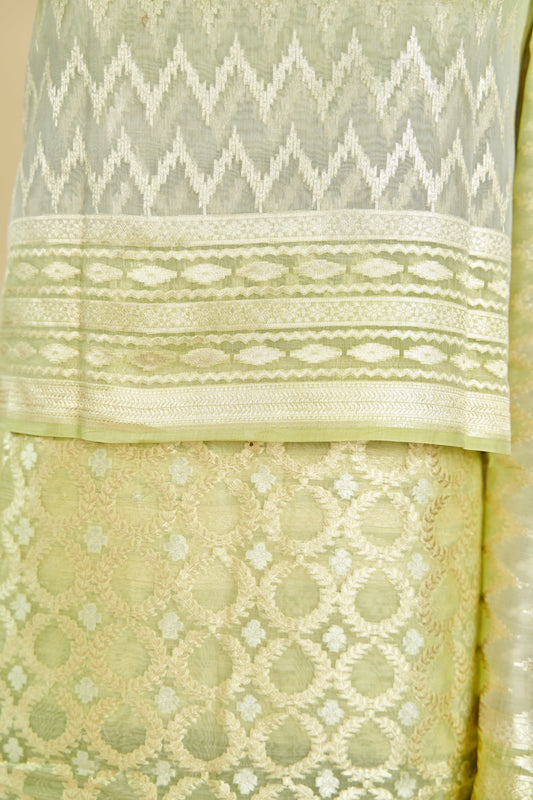 BANARASI SUIT COTTON SILK ALFI SONA RUPA