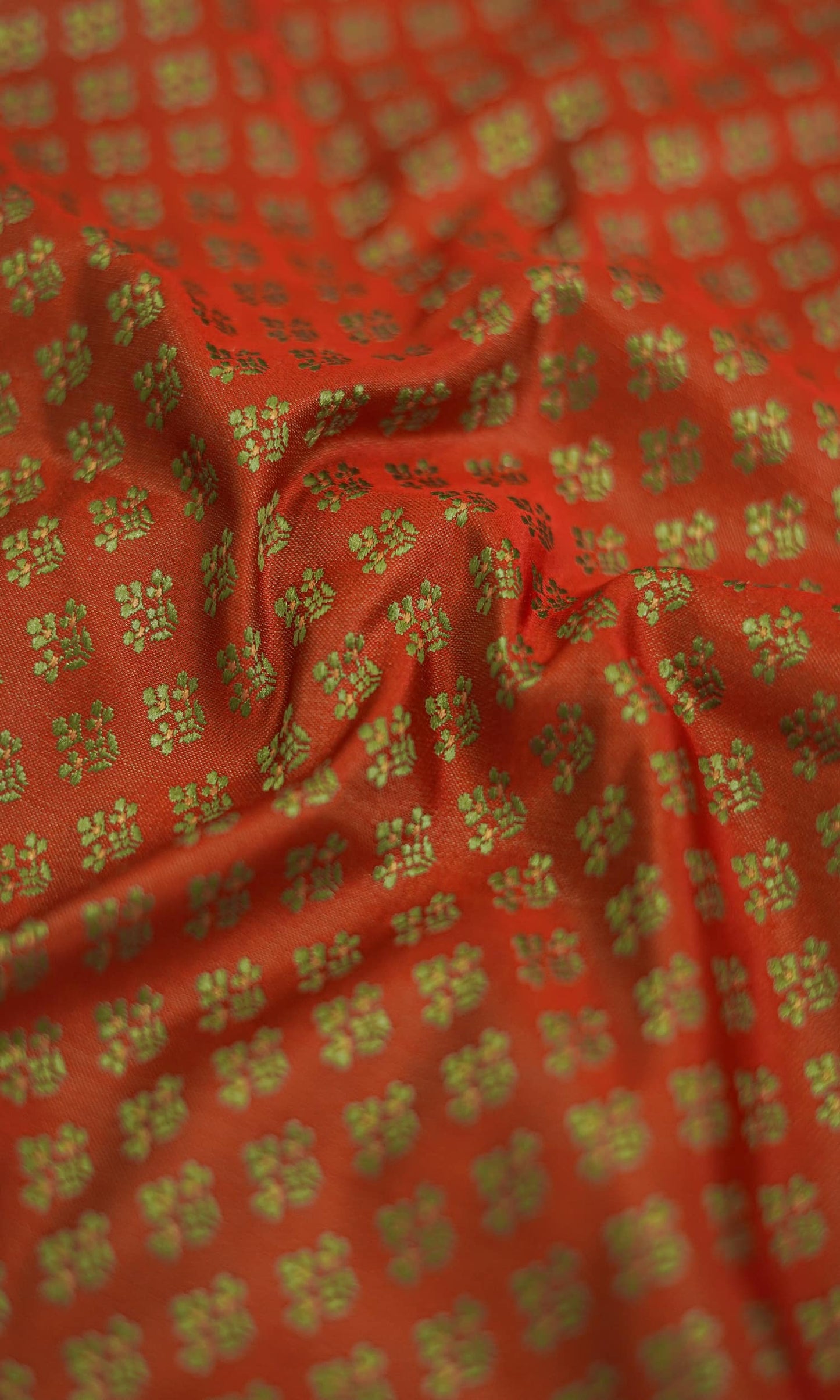 FABRIC: BANARASI SATAN DOHRI RESHAM BROCADE