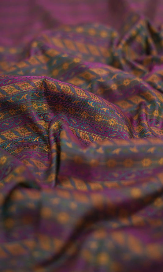 FABRIC: BANARASI TEHRA RESHAM BROCADE